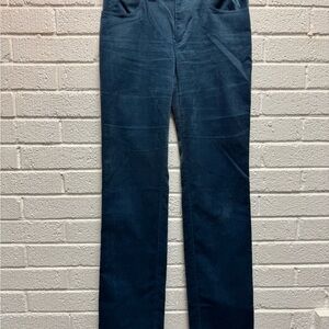 Armani Jeans Straight Leg Pants - Dark Teal Corduroy Vintage